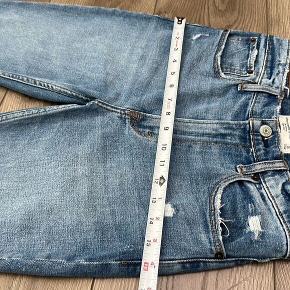 Abercrombie & Fitch The Skinny High Rise Stretch Blue Jeans Size 25 - Picture 9 of 12